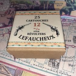 12 mm Broches (Lefaucheux P2): Reproduction boite munitions (vide) LE 10007348