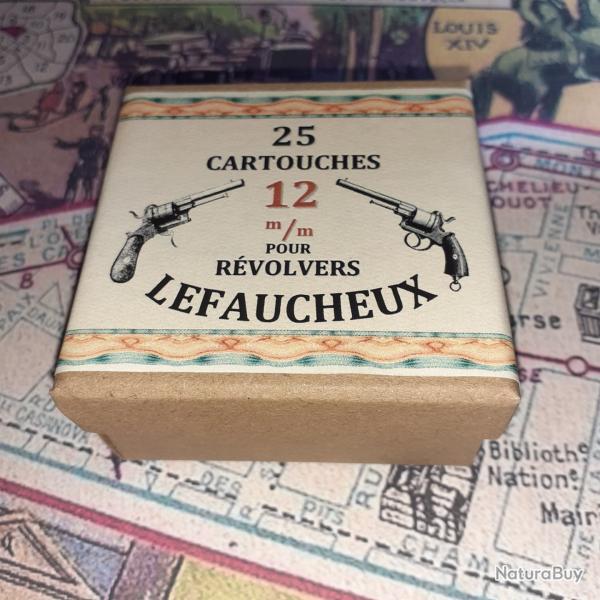 12 mm Broches (Lefaucheux P2): Reproduction boite munitions (vide) LE 10007348