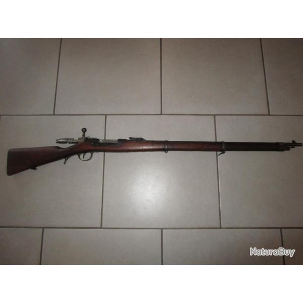 Fusil Steyr Kropatscek 1886, cal 8X60R neutralis�, parfait �tat !
