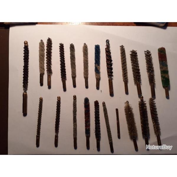 Divers ecouvillon divers calibres � voir