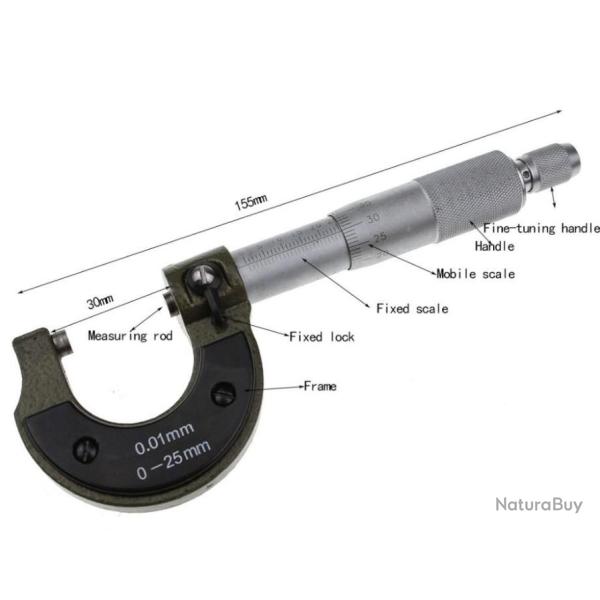 MICROMETRE 0-25mm
