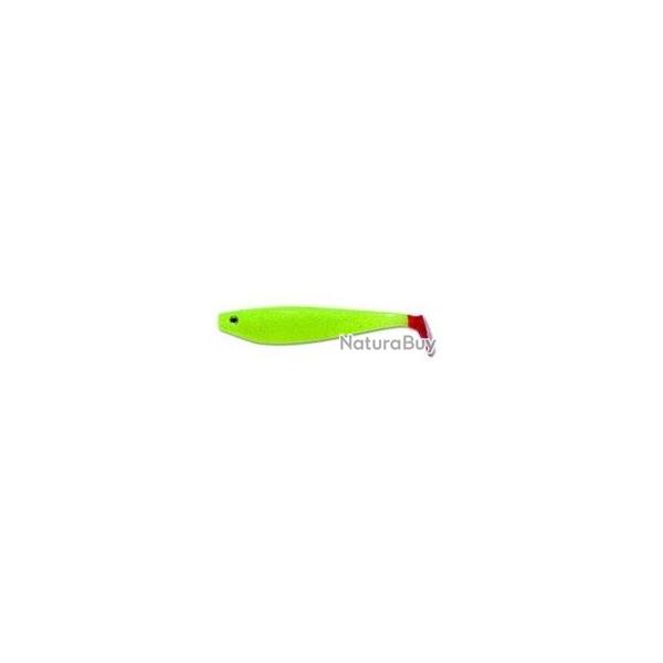 SHAD GT 9CM PAR 1 Chartreuse queue rouge 07 NPC