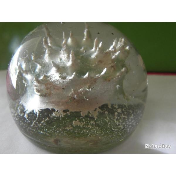 vintage presse-papier en verre