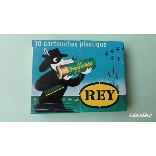 REF 21 - BOTE CARTOUCHES CHASSE ANCIENNE - Marque REY VACCARES -  CAL 16  - plomb n 3