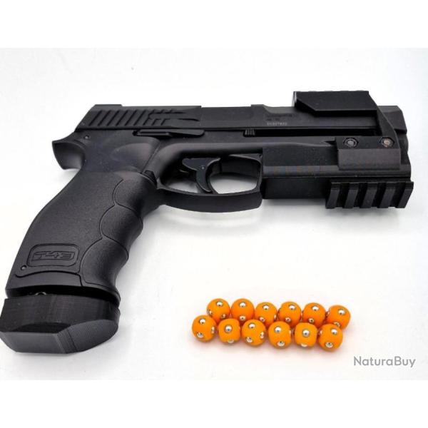 12 Ogives Hexa-Devastator cal.50 pour T4E-HDP50