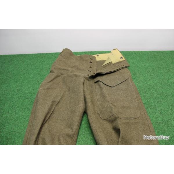 PANTALON  ANGLAIS  BATTLE  DRESS  ANNEES   APRES GUERRE  VERS  1950