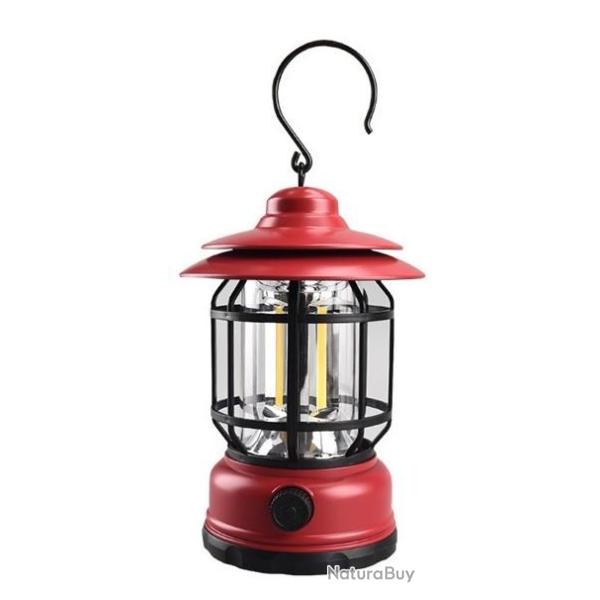lanterne rechargeable rouge