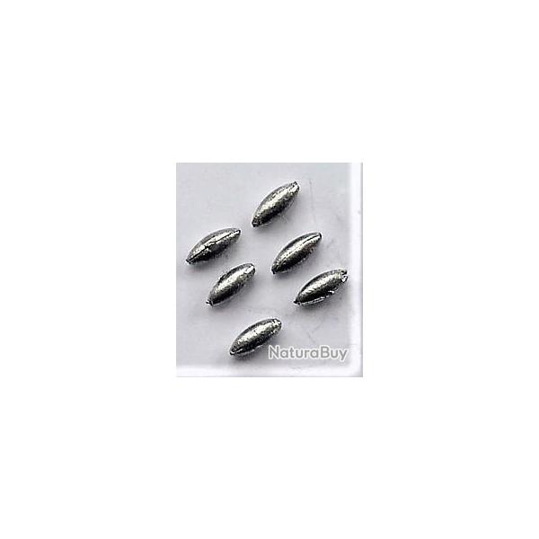 Plomb perc� olive - 2 gr par 6 pi�ces