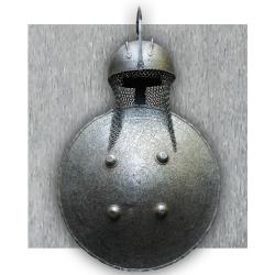 RARISSIME ENSEMBLE : Casque + Bouclier INDO-PERSAN OU OTTOMAN 1890-90