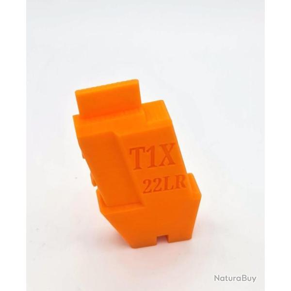 Tikka T1X Chargeur de s�curit� avec passage pour lunette (Mag Flag) 22LR