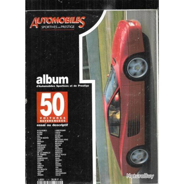 automobiles sportives et de prestige album 50 voitures de r�f�rence 1991