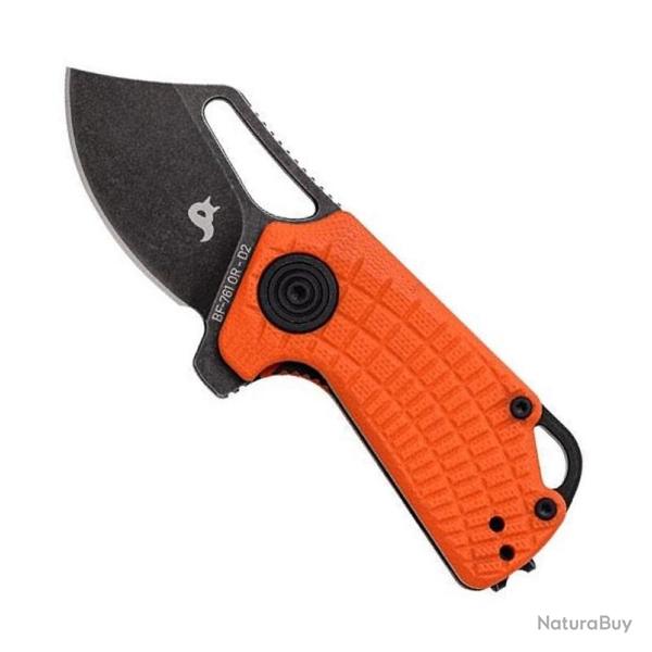 Couteau "Puck" blackwash, Couleur orange [BlackFox]