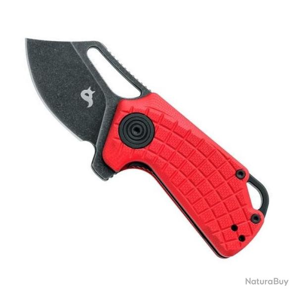 Couteau "Puck" blackwash, Couleur rouge [BlackFox]