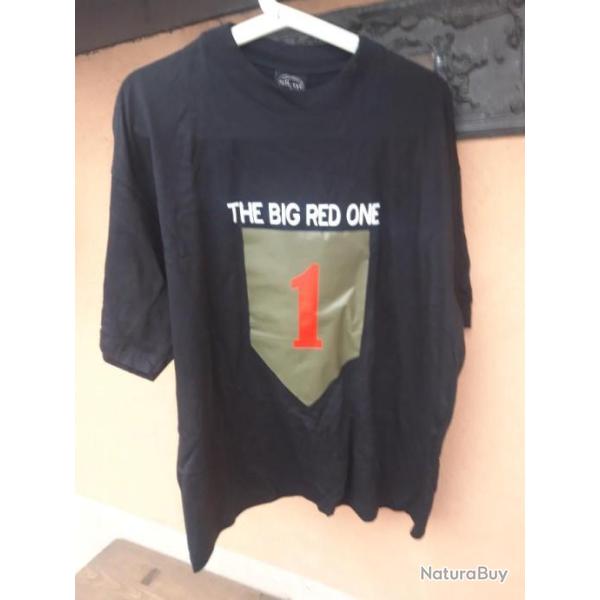 T-SHIRT NOIR "THE BIG RED ONE"