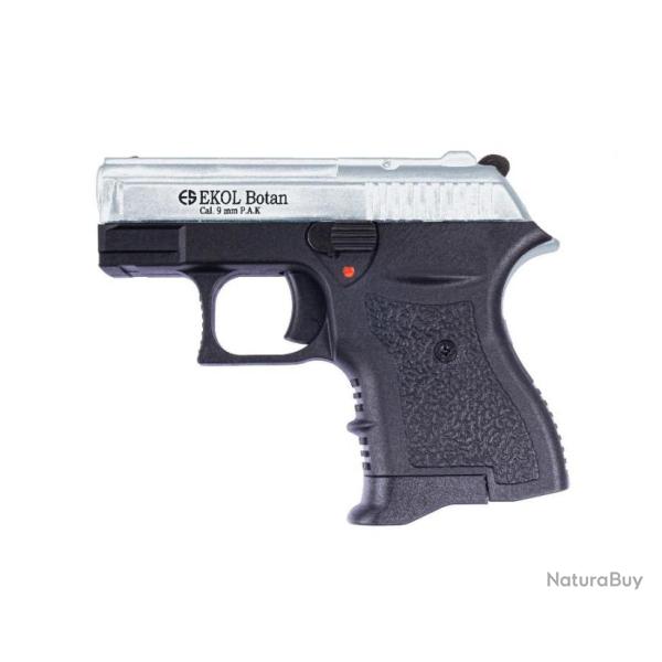 PISTOLET A BLANC EKOL BOTAN CHROME CAL. 9 MM PAK