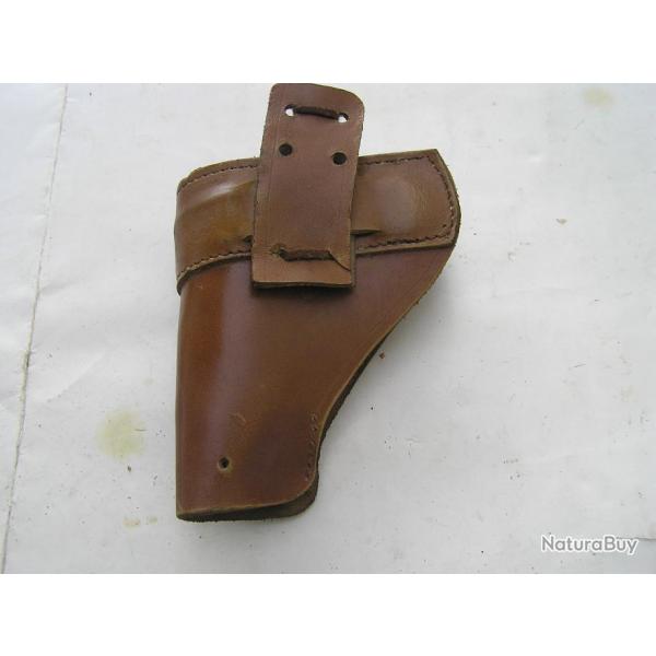 ETUI PISTOLET CUIR MARRON