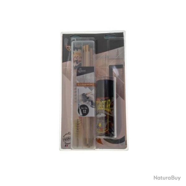 Pack Necessaire De Nettoyage Januel Cal 12 + Aerosol Huile + Douille Amortisseur - 12