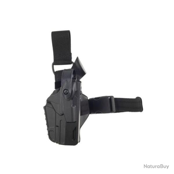 Etui Tactique Safariland ALS-SLS Mod 7305 7TS SP2022 + Plaque Light  + D-Ring  Safariseven - Noir
