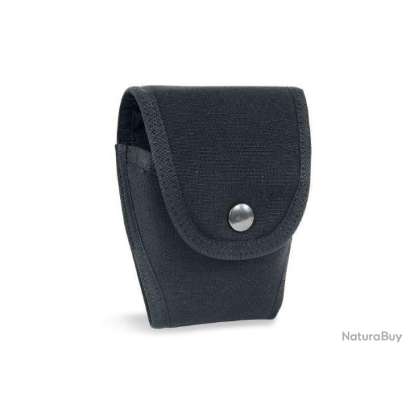 Porte Menottes Ronde Type US Tasmanian Tiger MKII - Ouvert - Passant de Ceinture Noir - Noir