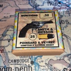 32 SW (Poinsard & Veyret): Reproduction boite munitions (vide) Collection vintage PV 10019519