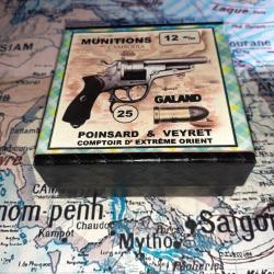 12 mm Galand (Poinsard & Veyret): Reproduction boite munitions (vide) PV 10019538