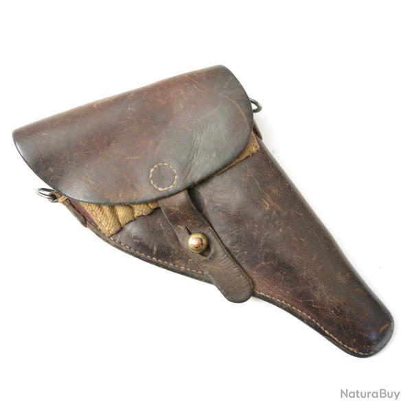 Etui cuir revolver Suisse 1882 dat 1915 Rf et 788