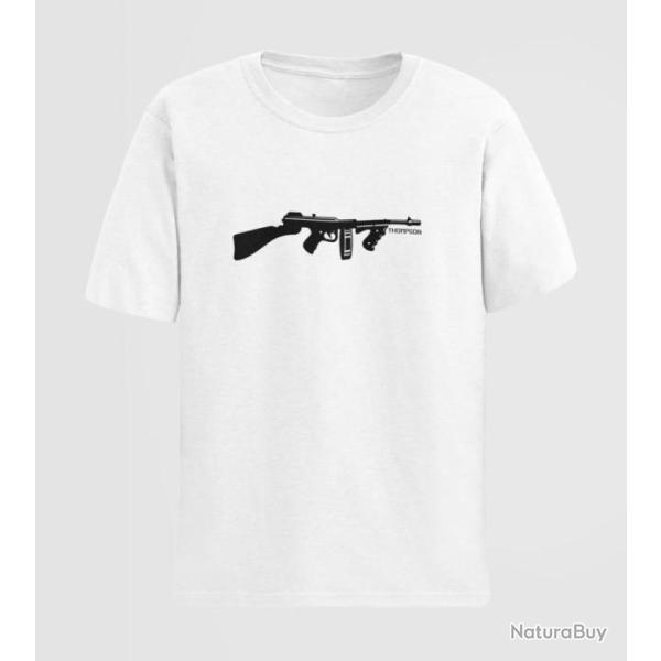 T shirt Armes Thompson Blanc