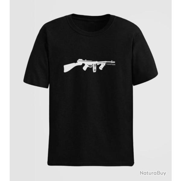 T shirt Armes Thompson Noir