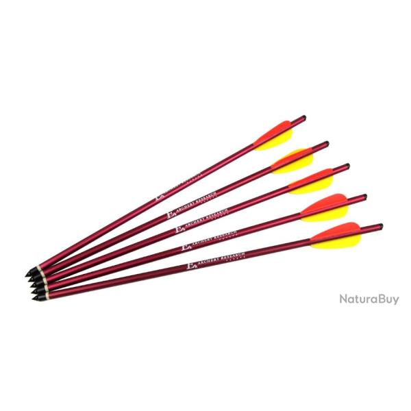 5 TRAITS EN ALUMINIUM 50 CM POUR ARBALETE