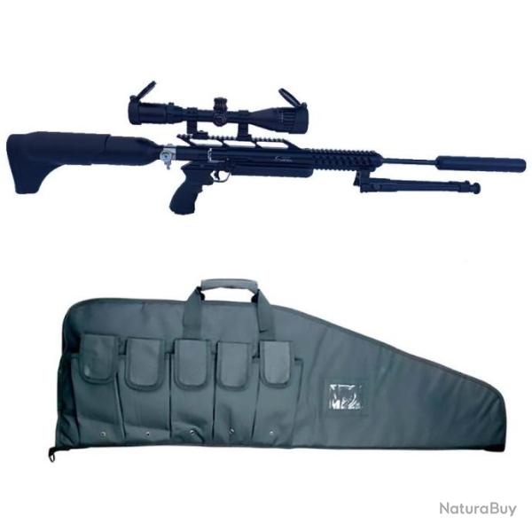 PACK-3B CARABINE M18 SNOWPEAK PCP + BIPIED + Lunette   Cal. 5,5 mm, 19,9 J.