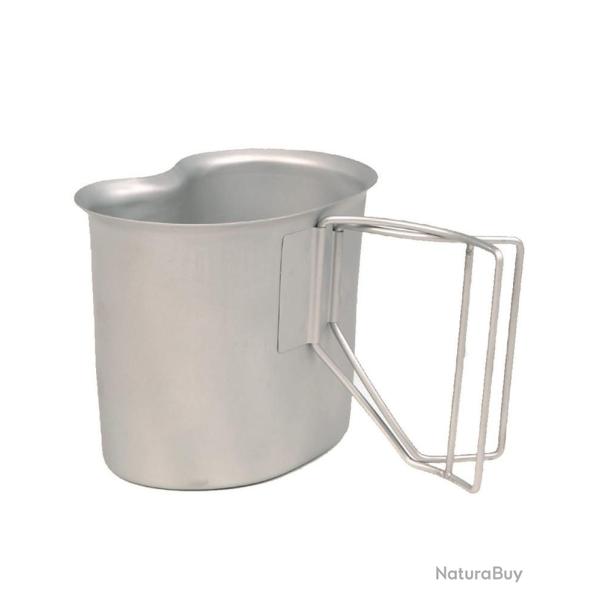 Quart US GI brillant avec anse en fil m�tallique 700 ml