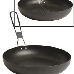 Po&ecirc;le de camping pliable en acier inoxydable