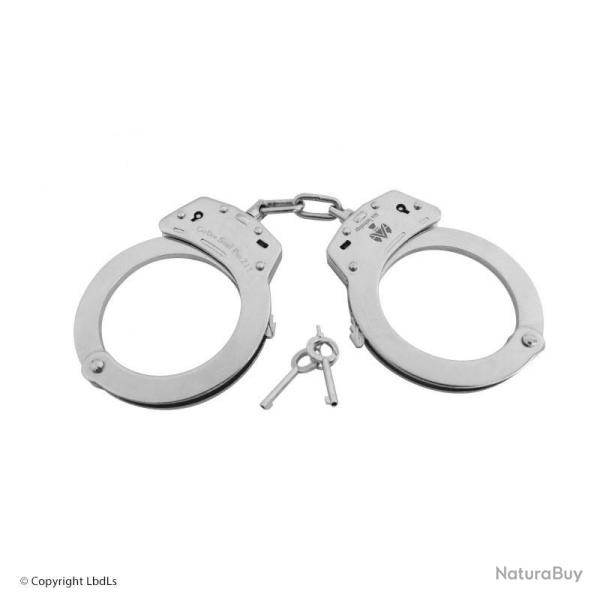 Menottes AKIS cha�ne double s�curit� acier carbone pro 211