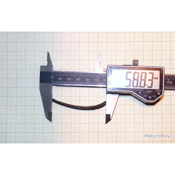 Ressort de batterie � Silex 17 �me ou 18�me Platine N�33  L58,83 mm     ( Livr� par Happy post 11�)