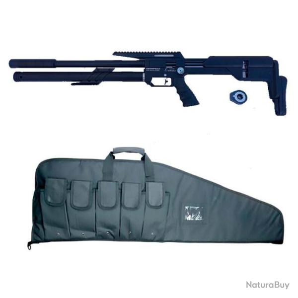 PACK-1 CARABINE PCP SNOWPEAK M60 MULTISHOT Calibre 5,5 mm, 19,9 Joules