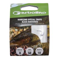 Hame&ccedil;on Garbolino Sp&eacute;cial Truite Bleu Renvers&eacute; 8 / D 0.18mm