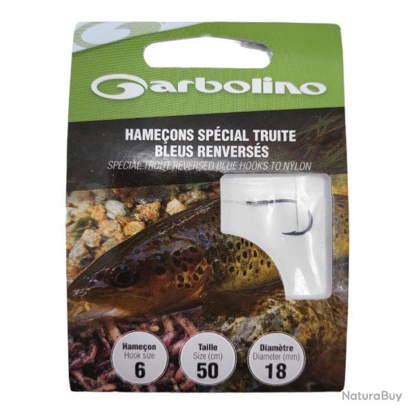 Hameon Garbolino Spcial Truite Bleu Renvers 6 / D 0.18mm