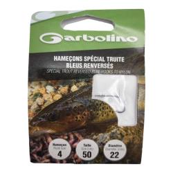 Hame&ccedil;on Garbolino Sp&eacute;cial Truite Bleu Renvers&eacute; 4 / D 0.22mm