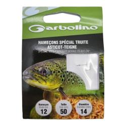 Hame&ccedil;on Garbolino Sp&eacute;cial Truite Asticots Teignes 12 / D 0.14mm
