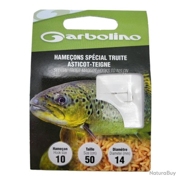 Hame�on Garbolino Sp�cial Truite Asticots Teignes 10 / D 0.14mm