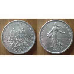 France 5 Francs 1960 Semeuse Franc Argent Frcs Frs Frc Piece