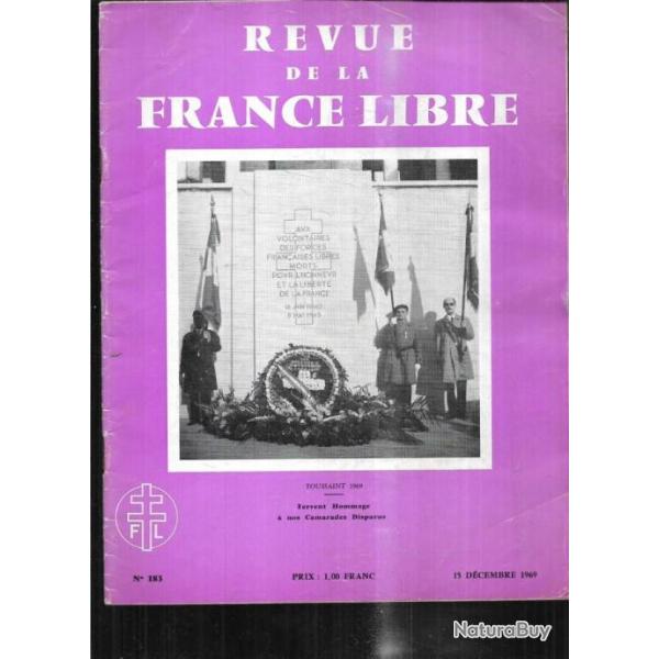revue de la france libre 183 d�cembre 1969