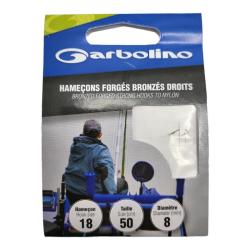 Hame&ccedil;ons Garbolino Forg&eacute; Bronz&eacute; Droit 18 / D 0.08mm