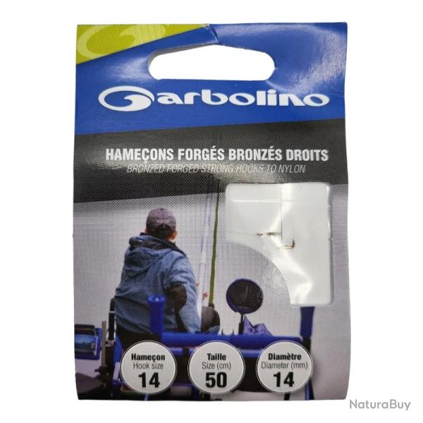 Hame�ons Garbolino Forg� Bronz� Droit 14 / D 0.12mm