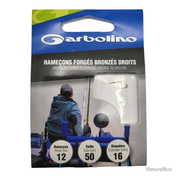 Hame�ons Garbolino Forg� Bronz� Droit 12 / D 0.14mm