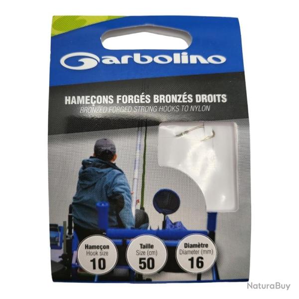 Hame�ons Garbolino Forg� Bronz� Droit 12 / D 0.16mm