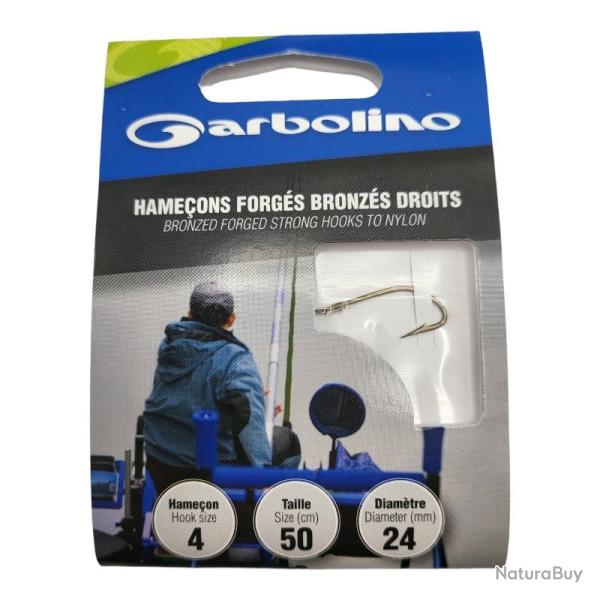 Hame�ons Garbolino Forg� Bronz� Droit 6 / D 0.20mm