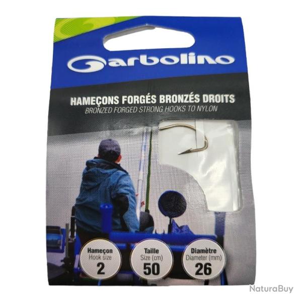 Hame�ons Garbolino Forg� Bronz� Droit 4 / D 0.24mm