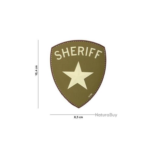 Patch 3D PVC Sheriff vert