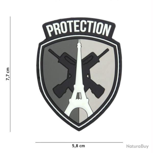PATCH 3D PVC Protection Gris